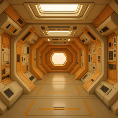 6 - Voisseau spatial_Seul_Carré